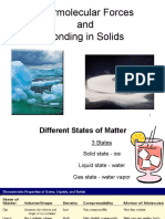 Intermolecular Forces and Bonding in Solids