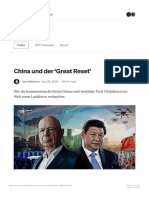 China Und Der Great Reset'. Wie Die Kommunistische Partei Chinas - by Aya Velá