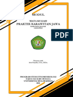 Modul Praktik Karawitan Jawa
