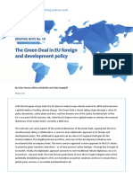 Green Deal EU Foreign Development Policy ECDPM Briefing Note 131 2021