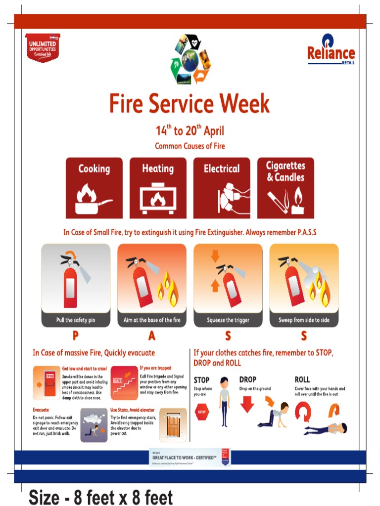 National Fire Service Week BannerA4 Size PDF