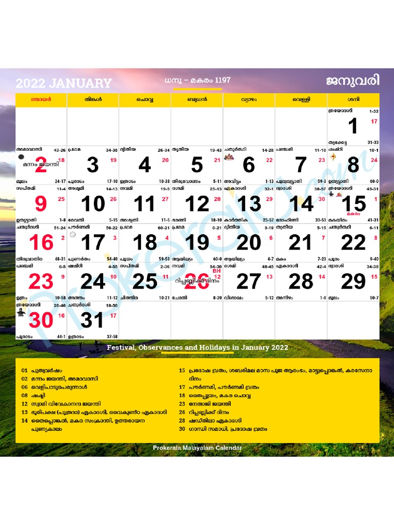 Instapdf in Malayala Manorama Calendar 2022 464 PDF