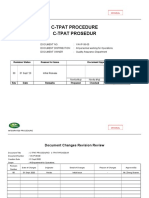 C-Tpat Procedure C-Tpat Prosedur