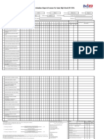 School Form 2 Daily Attendance Report of Learners For Senior High School (SF2-SHS)