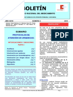 Boletin 2 2022 - Protocolo Urgencias - Intoxicaciones y Endocrino Parte I