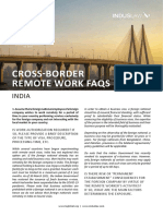 Cross Border Remote Work FAQs INDIA 06.05.21