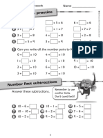 Number Bonds Practice: Year 2 Week 2 - Homework