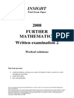 (VCE Further) 2008 Insight Unit 34 Exam 2 Amended Solutions