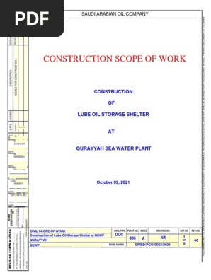 Scope of Works