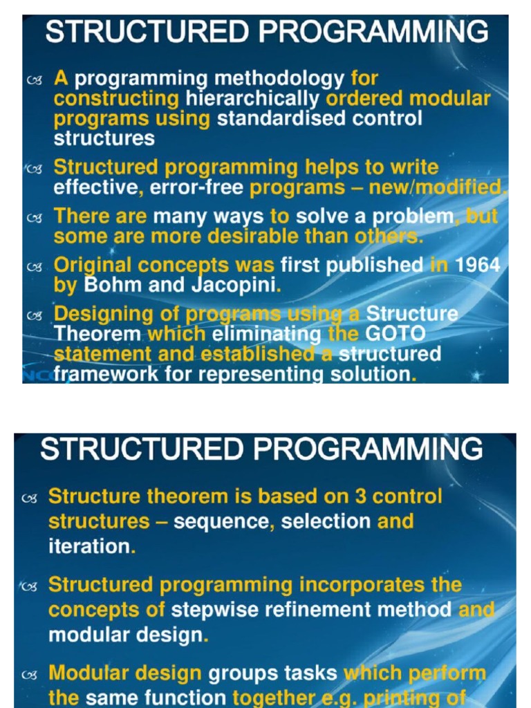 Structure Programming | PDF