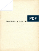 Conseils à l'occupé (Jean Texcier, Juillet 1940)