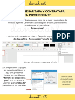 Cómo diseñar tapa y contratapa de agenda en PowerPoint