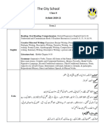 Class 8 Term 2 Syllabi