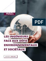 Les Ingénieurs Face Aux Défis Environnementaux Et Sociétaux - Rapport