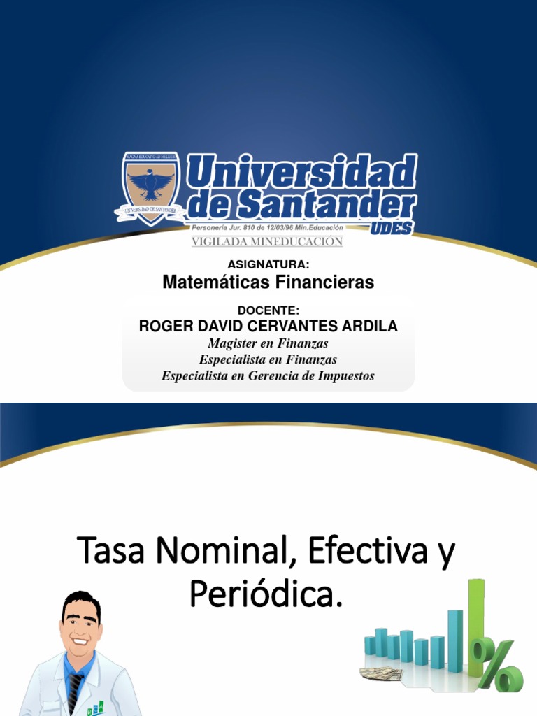 Tasa Nominal y Efectiva en Finanzas | PDF | Interés | Tasas de interés