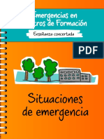 Emergencias en Centros de Formación - 2012