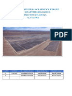 Operation & Maintenance Service Report Fourth Quarter 2020 (Q4 2020) Generacion Solar Spa 72.371 MWP