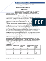 Chapter 6: Production and Cost Theory 1. Introduction: Economics Study Guide