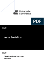 Clasificación de Los Actos Jurídicos