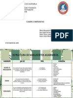 Cuadro Comparativo Manuscritos. Tecnicas