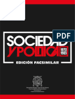 Sociedad y Política (1972-1983) Edición Facsimilar. Aníbal Quijano