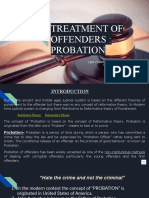 Treatment of Offenders Probation