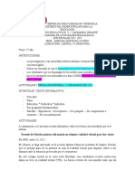 Actividades Técni 5° Año Segundo Momento