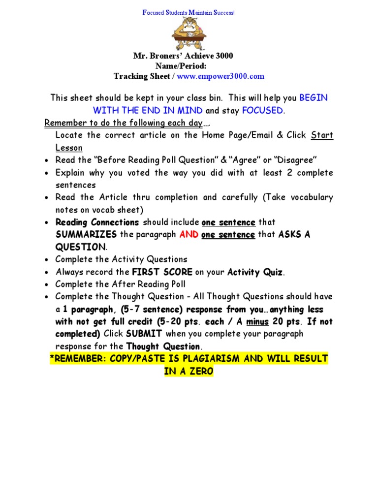 Student Success Tracking Sheet | PDF | Communication | Learning