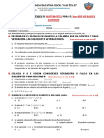 EVALUACION SUPLETORIO 8VO Sin Respuesta