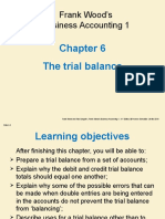 Frank Wood's Business Accounting 1: The Trial Balance