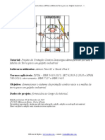 Tutorial: Projeto de Proteção Contra Descargas Atmosféricas e Malha de Terra para um Galpão Industrial