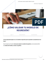 ¿Cómo Validar Tu Modelo de Regresión_ _ Máxima Formación