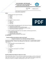 2021 Soal PTS Kelas 3 Tema 5 Sub 3 Dan 4 Hari Ke-2 - Websiteedukasi