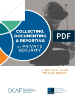 Collecting, Documenting & Reporting Private Security: A Practical Guide For Civil Society