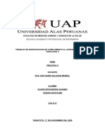 Trabajo de Investigacion en Cumplimiento Al Curso de Anatomia y Fisiologia II