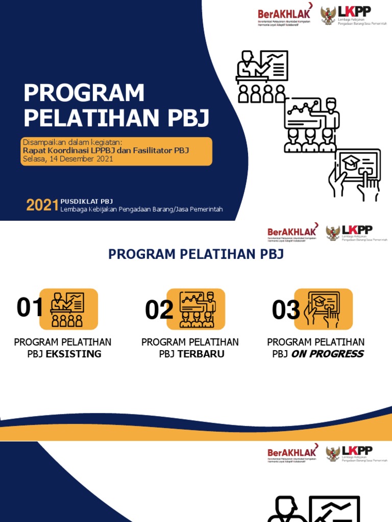 Program Pelatihan PBJP 2021 | PDF