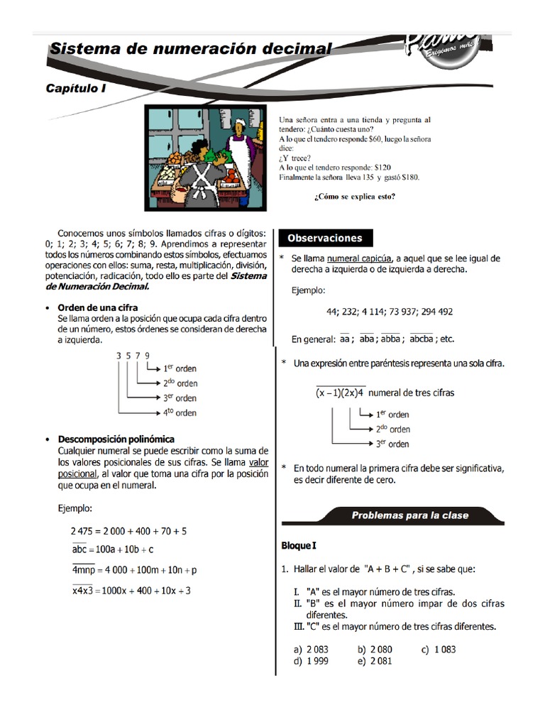 Numeracion No Decimal | PDF