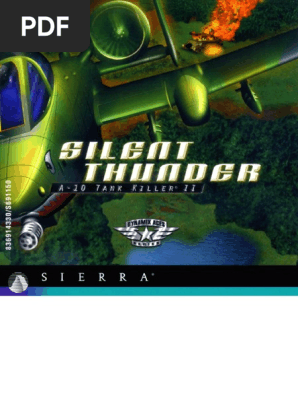 Silent Thunder a-10 Tank Killer 2 - Jewel Case Booklet