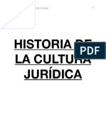 Historia de La Cultura Juridica UP 2do Semestre