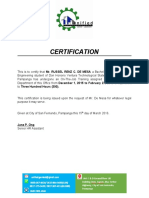 CERTIFICATION Unified