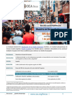 Convocatoria - OEA FLACSO - Maestria Desarrollo Humano - 2022 DEFINITIVO