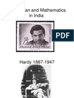 Ramanujan and Mathematics in India