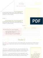 Ms Word Notes Template