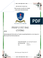 Pháp Luật Đại Cương: Bộ Giáo Dục Và Đào Tạo Trường Đại Học Nguyễn Tất Thành Khoa Quản Trị Kinh Doanh