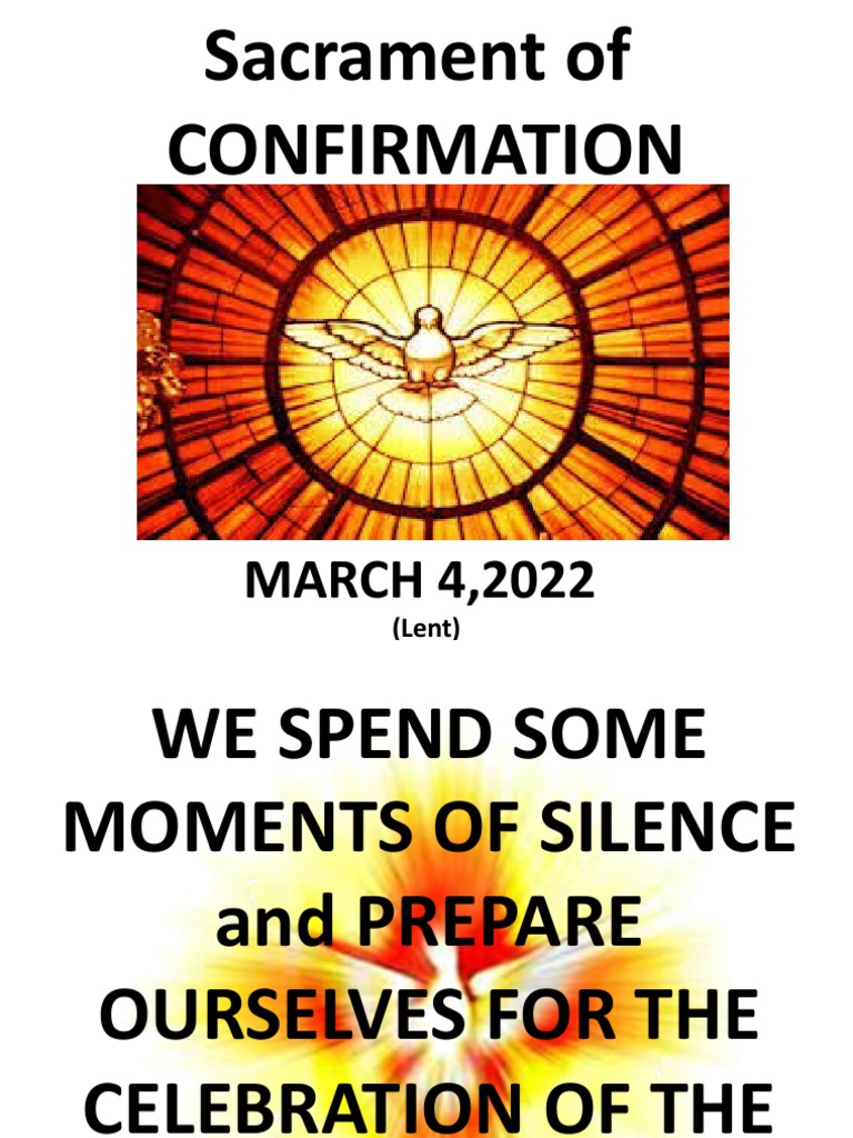 Confirmation Mass Liturgy Guide | PDF | Confirmation | Eucharist