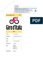 Giro de Italia 20222