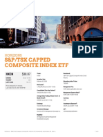 S&P/TSX Capped Composite Index Etf: Horizons