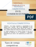 Comercio Exterior Ventaja Competita y Comparativa