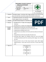 Sop Monitoring Waktu Tunggu Pelayanan Resep