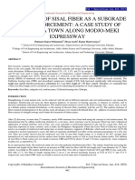 Utilization of Sisal Fiber As A Subgrade Soil Reinforcement: A Case Study of Alem Tena Town Along Modjo-Meki Expressway